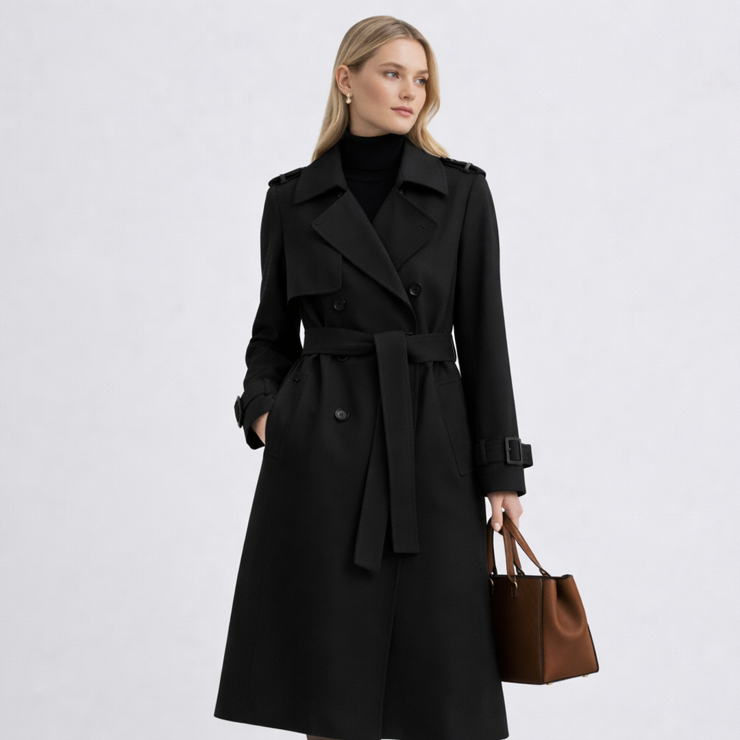 Cappotto “Milena” Nero Imperiale