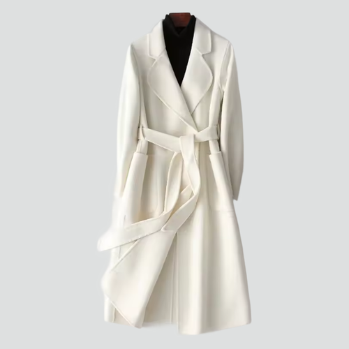 Cappotto “Bianca” Avorio Sublime