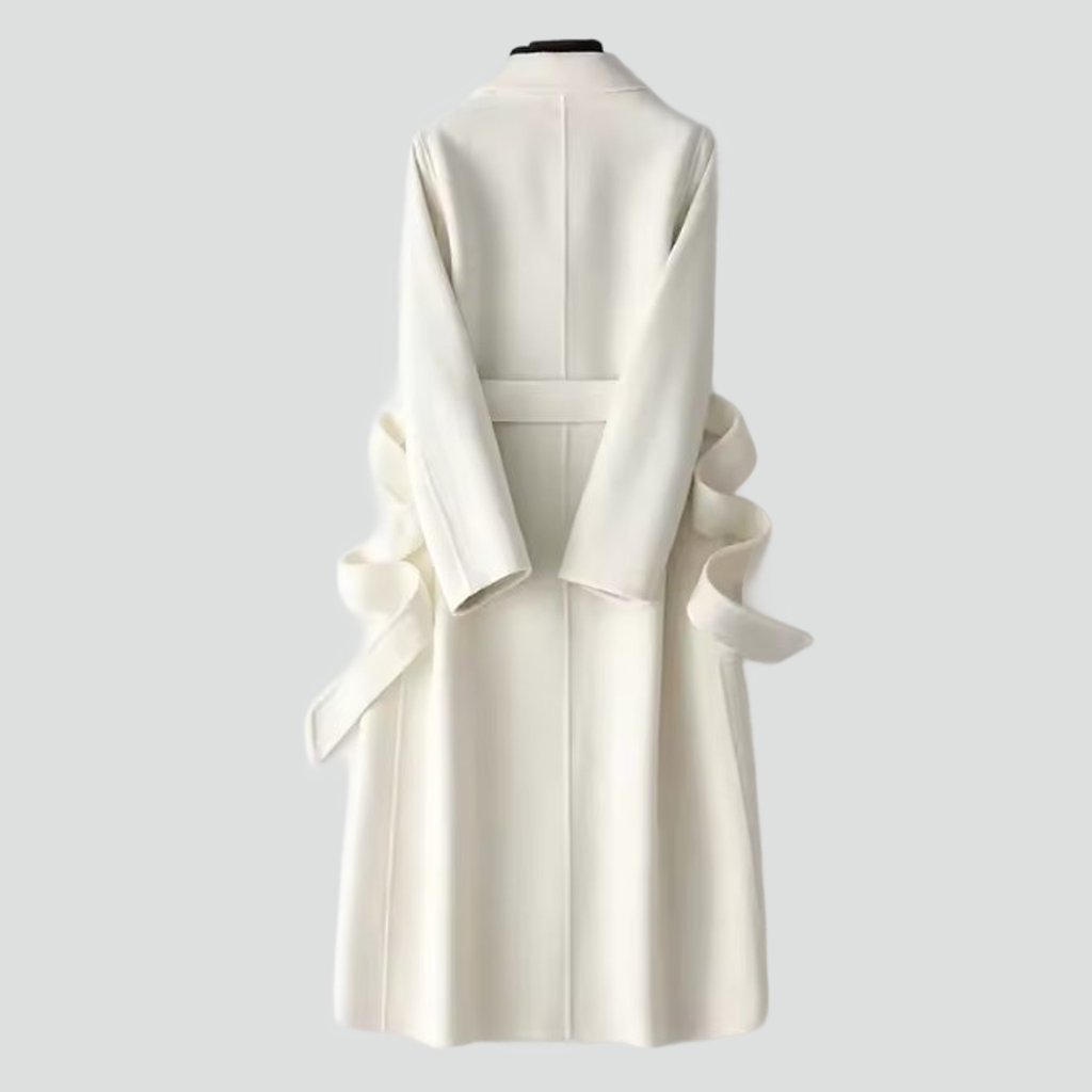 Cappotto “Bianca” Avorio Sublime