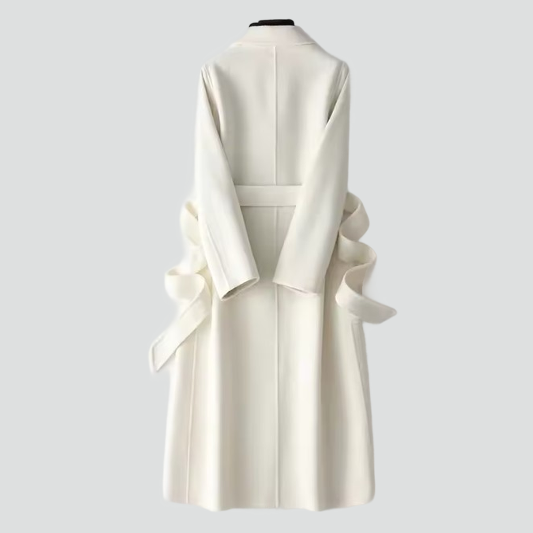 Cappotto “Bianca” Avorio Sublime