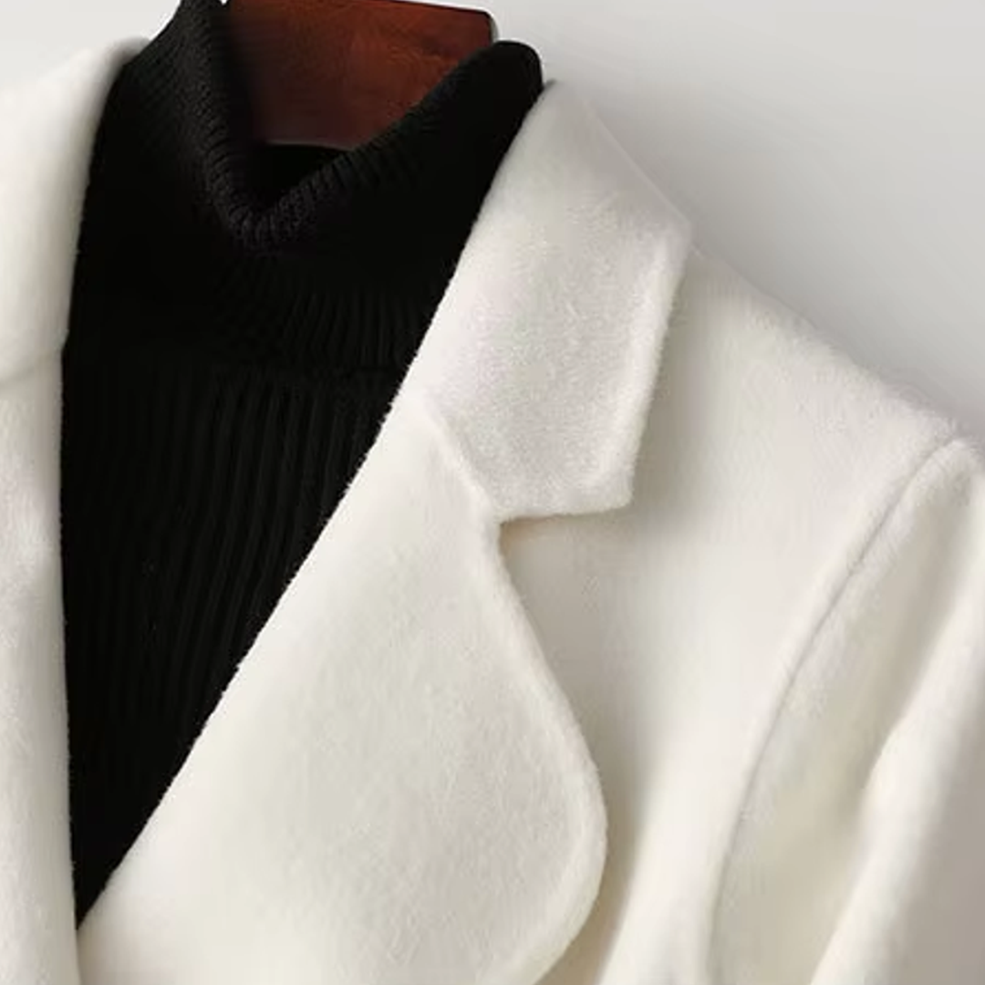 Cappotto “Bianca” Avorio Sublime